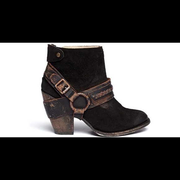 freebird black booties